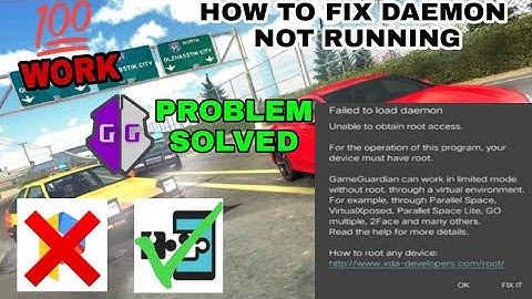 HOW TO FIX FAILED DAEMON NOT RUNNING | PROBLEM SOLVED