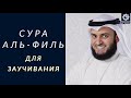 Сура Аль-Филь, (Аламтарокайфа) в HD, для заучивания, шейх Мишари Рашид Аль-Афаси