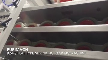 BZA-S auto flat shrink packing machine for Bopp tape/masking tape/duct tape