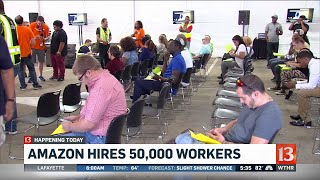 Hundreds turn out for Amazon jobs event