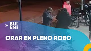 Una MUJER se PUSO A ORAR en PLENO ROBO a una VERDULERÍA en RANELAGH #BuenTelefe