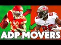 BIGGEST ADP MOVERS (last 2 weeks) in 2021 Fantasy Football