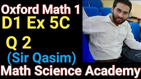 D1 Ex 5C Q2 in urdu|Oxford math 1 7th edition Ex 5c q2|World Problems| Oxford Math 1 Ch # 5 new syll