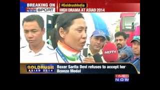Boxer Sarita Devi Returns Medal