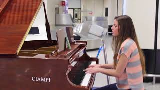 Who Leaves a Piano In the Airport??? | Surprise Performance