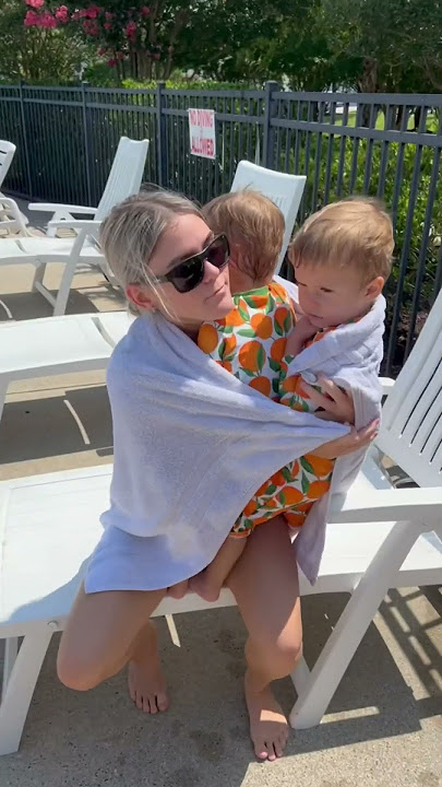 #sister #twins #aunt #nanny #family #pool #summer