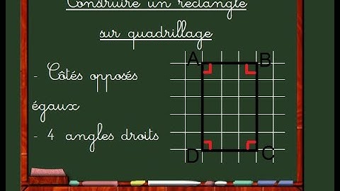 Construire un rectangle sur quadrillage