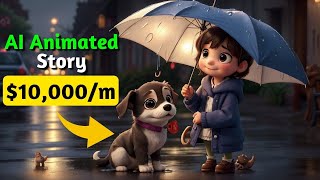 Earn $10,000 Dollars Per Month Create AI Animated Story Using AI