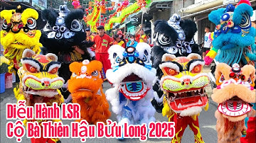 Hàng Trăm Lân Sư Rồng Cộ Bà Lễ Hội Làm Chay Chùa Bà Thiên Bửu Long Đồng Nai 2025
