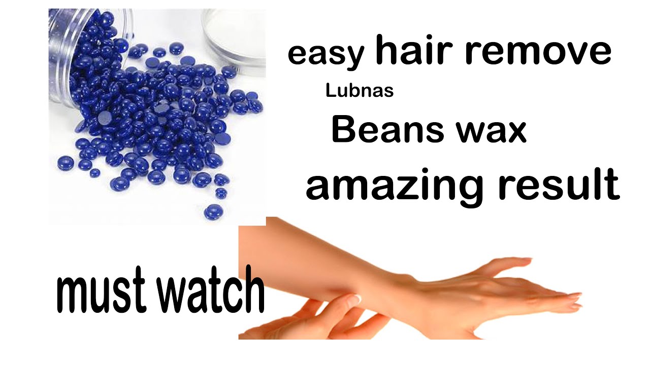 lubnas beans wax / hair removal beans wax review and easy method of