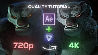 4K High Quality Tutorial | After Effects + Topaz Video Enhance (FREE CC)