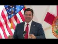 LIVE: Gov. DeSantis holds Tampa press conference
