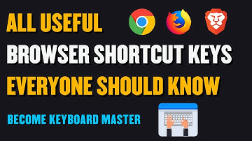 All useful Browser Shortcut Keys everyone should know | Chrome | Firefox | Brave