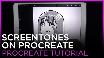 Making Screen Tones on Procreate - Tutorial Video