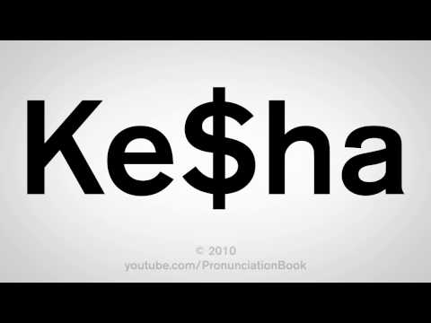 http://www.bearstearnsbravo.com This video shows you how to pronounce Ke$ha. Learn the correct American English pronunciation of the pop singer, rapper and s...
