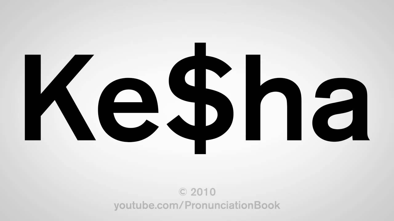 How To Pronounce Keha YouTube