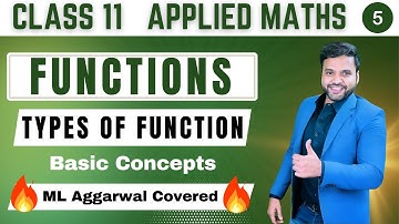 Types of Real Function Basic Concepts |  Function Applied Maths Class 11 | Sri Kautilya
