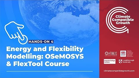 OSeMOSYS & FlexTool course: Hands-On 4