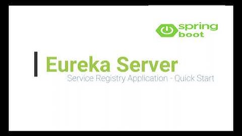Eureka Server | Spring Boot & Microservices - Quick Start