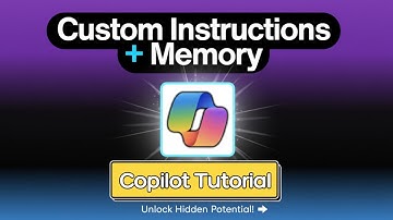 Copilot Memory & Custom Instructions Tutorial for Beginners