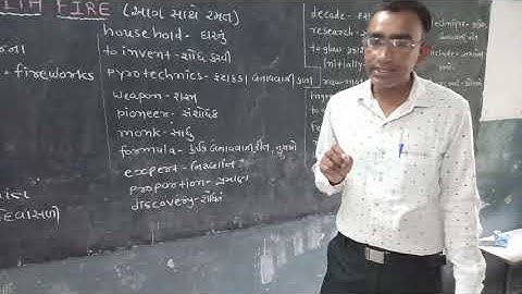 Std. 10, English, PLAYING WITH      FIRE