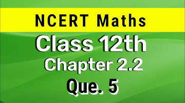 ncert math class 12 exercise 2.2 Q5 | class 12 Ex 2.2 Q5 solved | Inverse Trigonometry