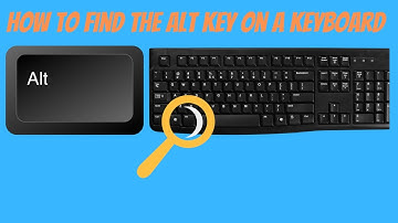 How to find the ALT key on a keyboard | Video model: Autism