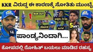 KKR ವಿರುದ್ದ ಸೋತ ಬಳಿಕ ಅತ್ತರು ರೋಹಿತ್, ನಂತರ ಮಾಡಿದರು ದೊಡ್ಡ ಘೋಷಣೆ | MI vs KKR Post Match Presentation |