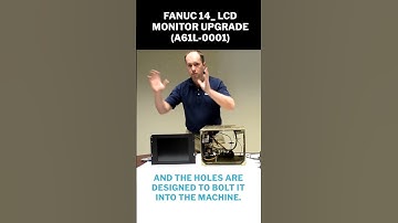 Installing #FANUC 14-inch LCD MONITOR