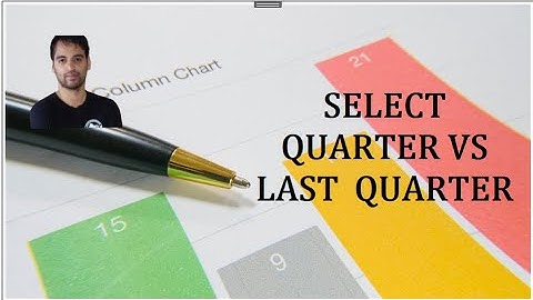 Selected Quarter Vs Last Quarter - Tableau DATE Series