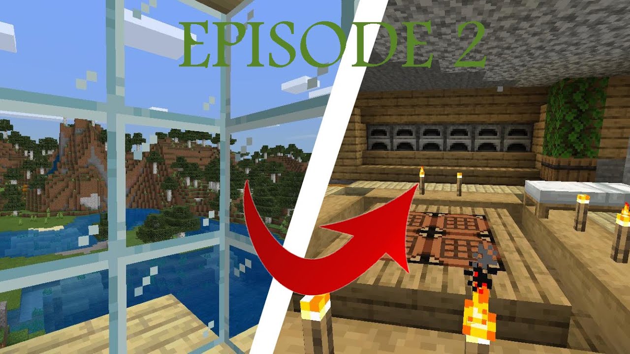 JE CONSTRUIS MA BASE - minecraft survie 1.16 #2 - YouTube