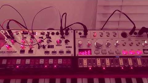 Korg Volca Modular Suspense Drone Patch Demo