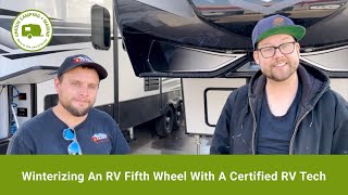 Winterize A Fifth Wheel (Including A Washer) With A Certified RV Tech by Unique Camping + Marine 1,093 views 7 months ago 12 minutes, 35 seconds
