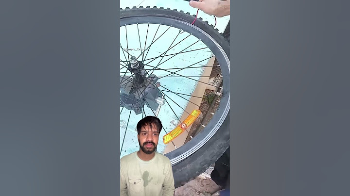 Every Cyclist Should Know This Trick! How to Easily Put on a Bicycle Tire #shorts #bike #tips