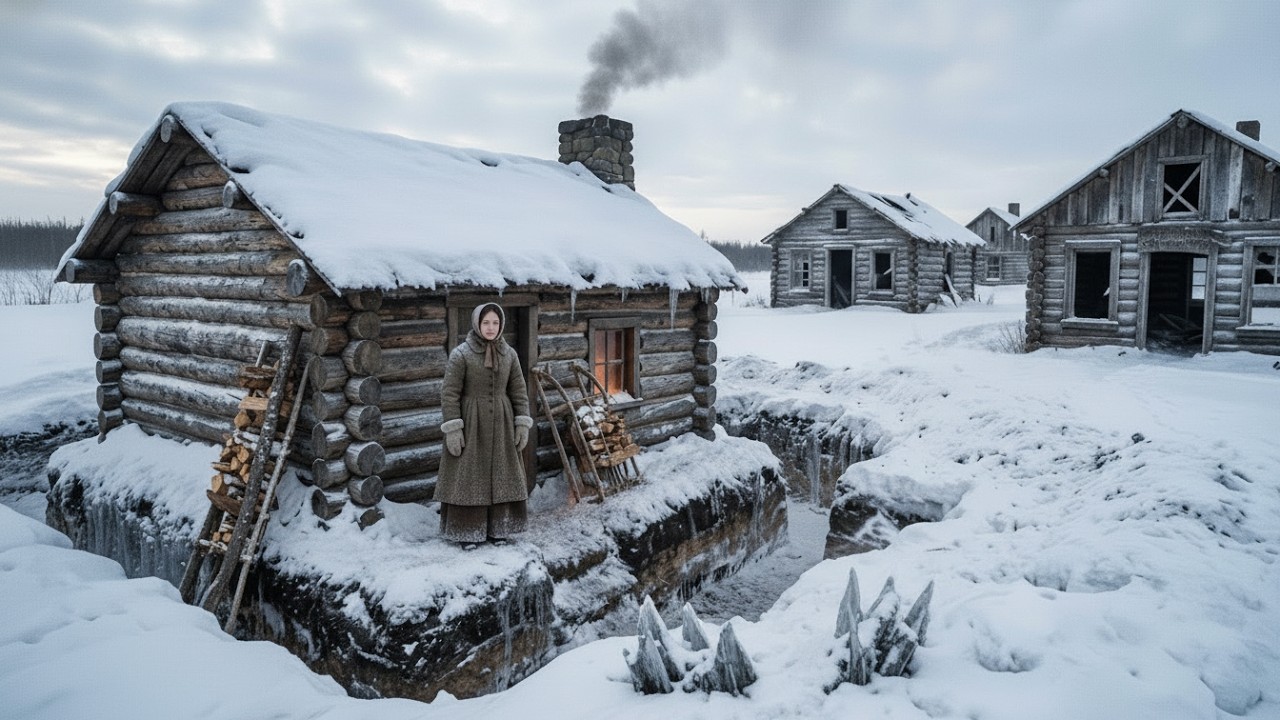 Соседи смеялись над траншеей вокруг её избы — пока их полы не замёрзли, а её остались тёплыми