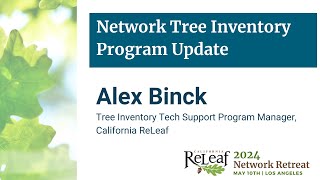 Network Tree Inventory Program Update