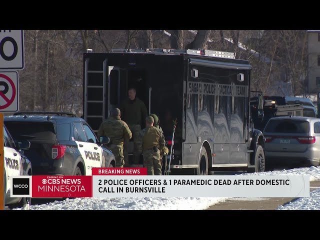 2 police officers, 1 paramedic killed in Burnsville, Minnesota, source says class=