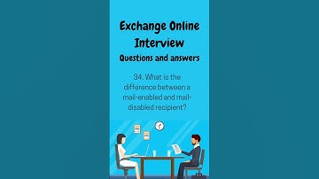 Exchange online Interview questions and answers #shorts #shortsfeed #youtubeshorts #office365 #m365