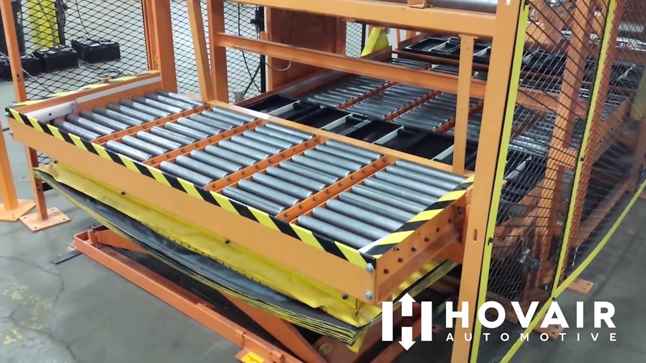Loading Rack Automotive Hovair Automotive-Loading Rack ABB - YouTube