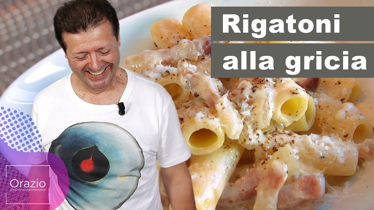 RIGATONI ALLA GRICIA - Ricetta classica della cucina laziale