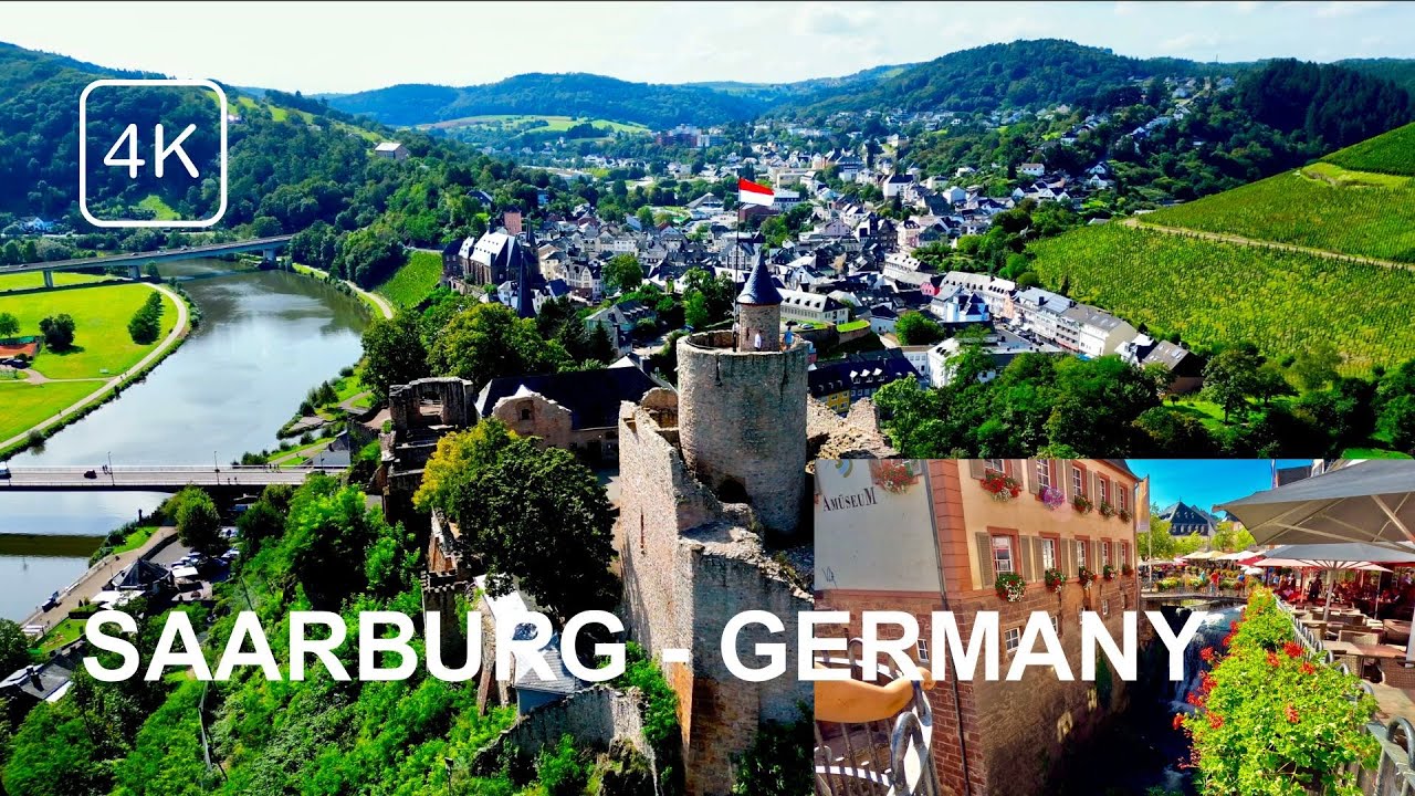 Saarburg - Germany, 4K.