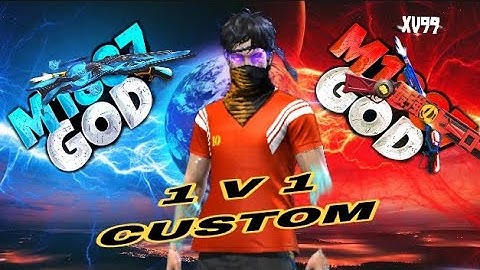 Free Fire 1v1  Custom with random friend | nitinff free fire custom  room