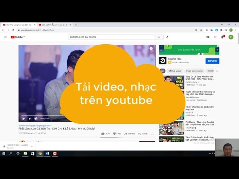 Hướng dẫn download tải nhạc video trên youtube