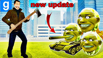 TUNG TUNG SAHUR NEXTBOTS IN PLAYGROUND MOD AND GARRY,S MOD GAMEPLAY new update