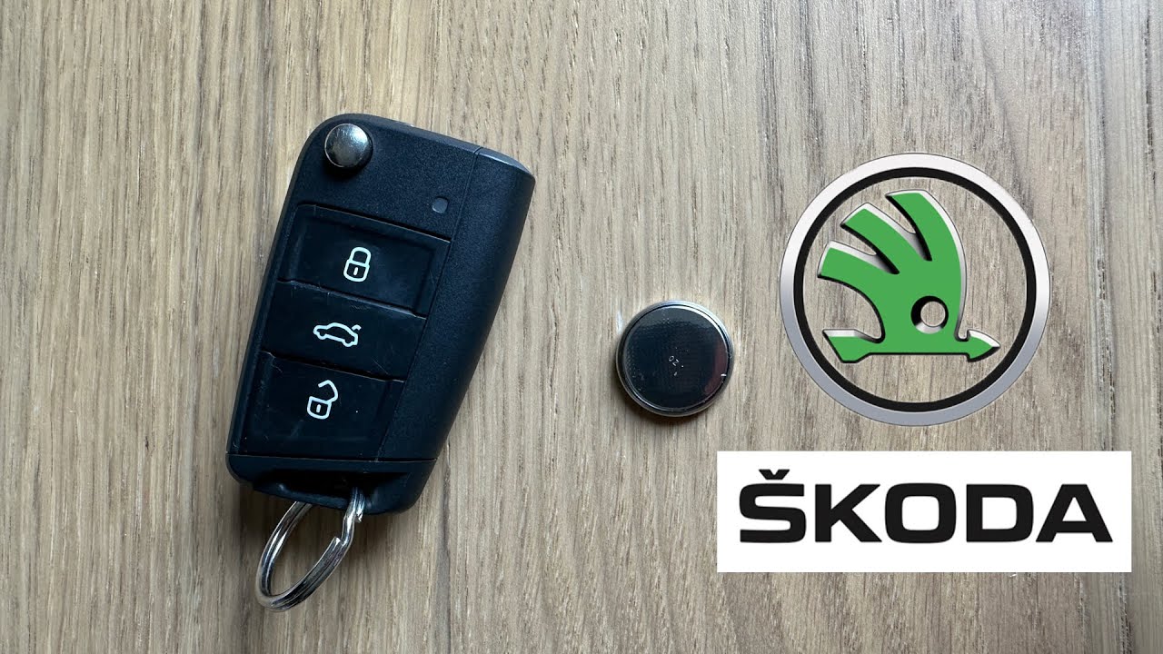 Skoda Octavia 3 Schlüssel Anlernen Nach Batteriewechsel Wymiana baterii w kluczyku Skoda Scala, Fabia, Octavia, Citigo, Kamiq