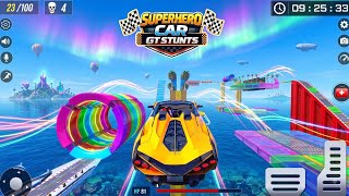 GT SuperHero Car Stunts | SuperHero Game | Car Games - Mobile GamePlay screenshot 5