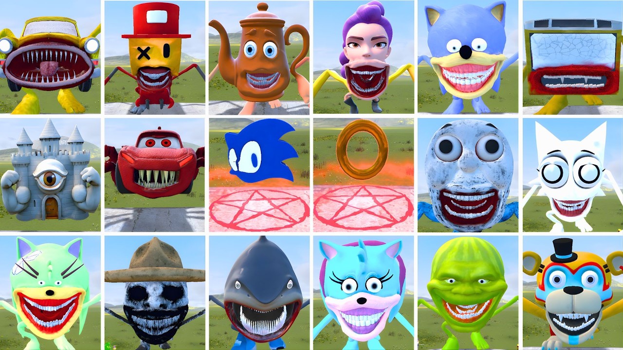 WHO IS THE STRONGEST FROM ALL SHIN SONIC TAPES VS ITALIAN AI BRAINROT MEMES TAPES in Garry's Mod