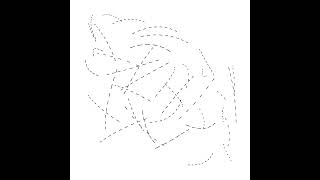 Dotted line. Draw by openFrameworks