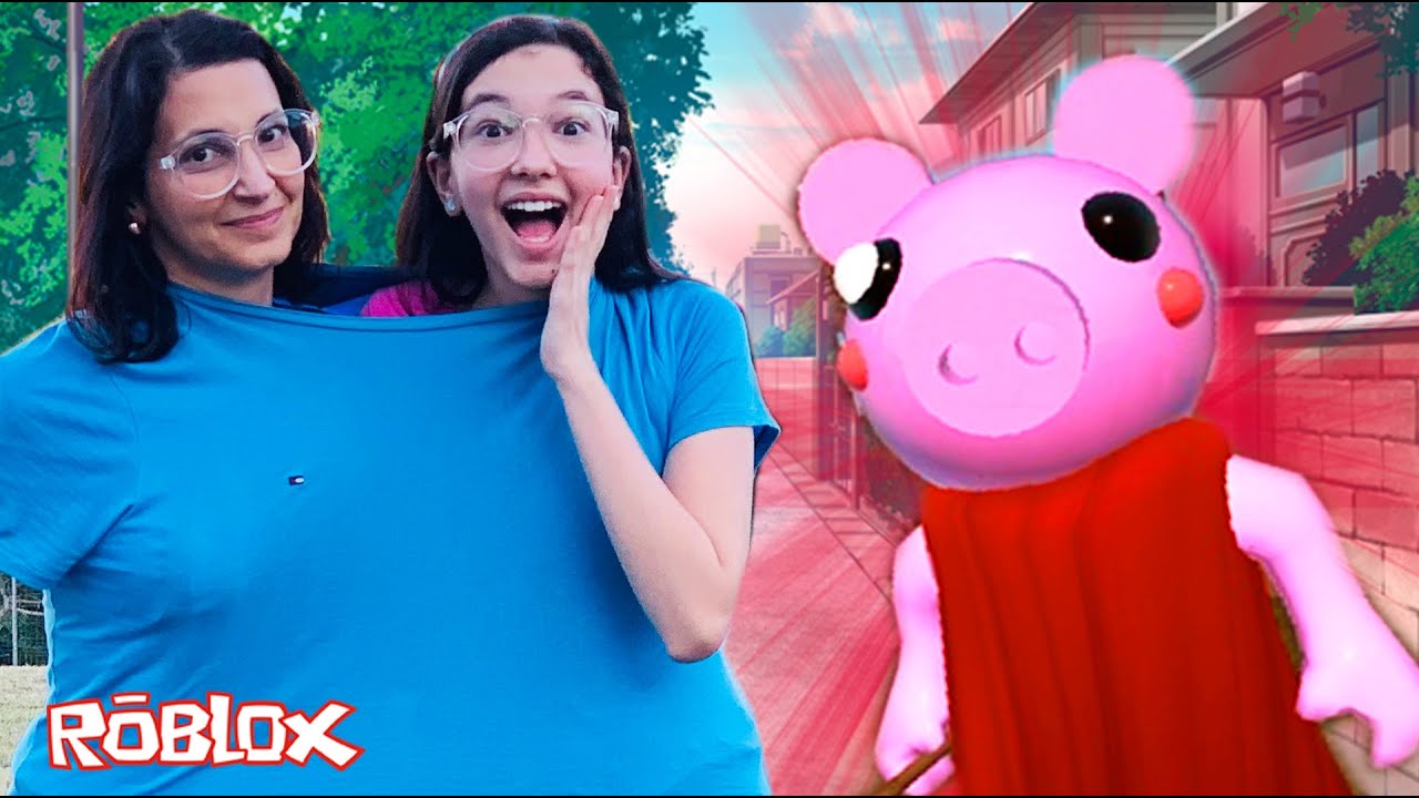 Roblox - JOGAMOS PIGGY GRUDADAS E FUGIMOS (Piggy Roblox)