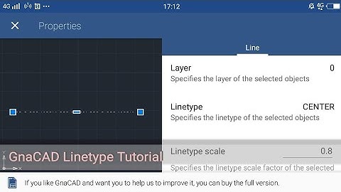 GnaCAD Linetype Tutorial
